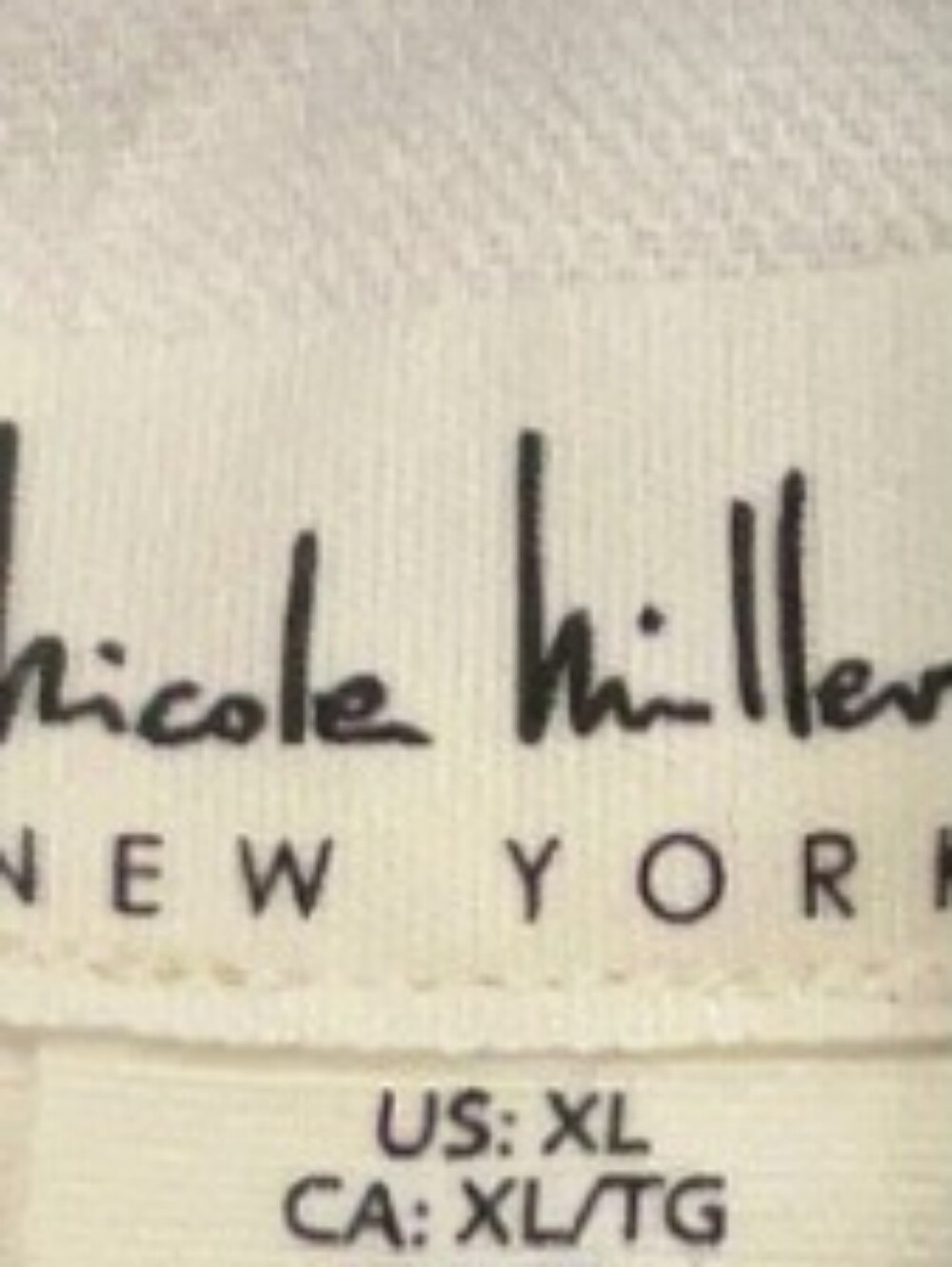 Nicole Miller White Linen Button Down Lightweight Crop Jacket Shirt Sz XL EUC - Picture 5 of 7